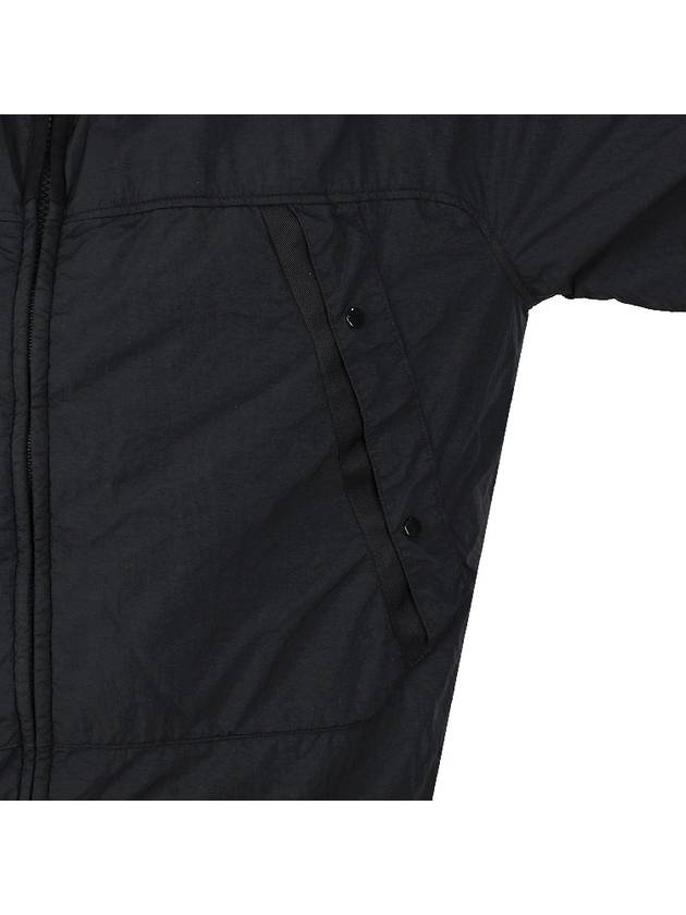 Lens Wappen Zip-Up Jacket Black - CP COMPANY - BALAAN 9