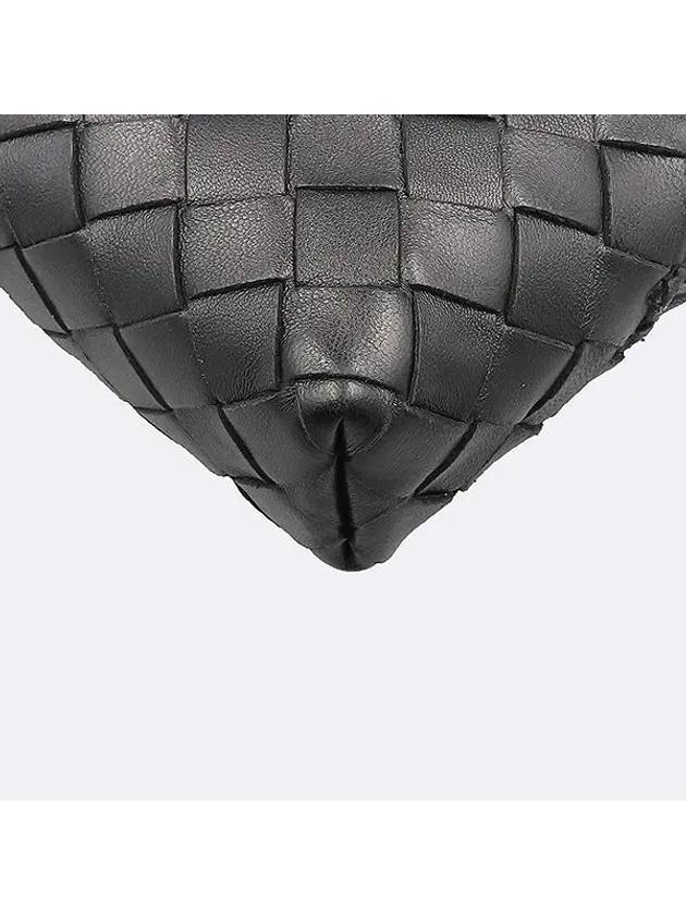 609407 Black Intrecciato Mini Cross Bag - BOTTEGA VENETA - BALAAN 3