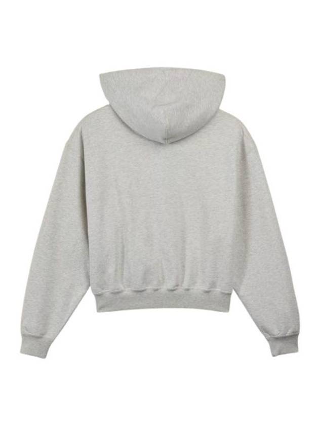 Brushed Terry Boxy Hoodie Grey - Y-3 - BALAAN 3