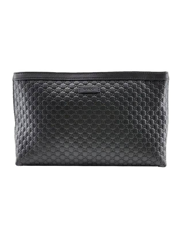 Women Leather Clutch Black - GUCCI - BALAAN 1