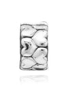 Heart Pattern Clip Bracelet Charm Silver - PANDORA - BALAAN 5