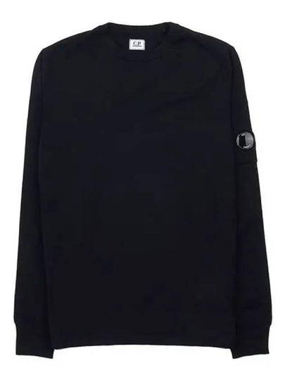 Lens Wappen Wool Knit Top Black - CP COMPANY - BALAAN 2