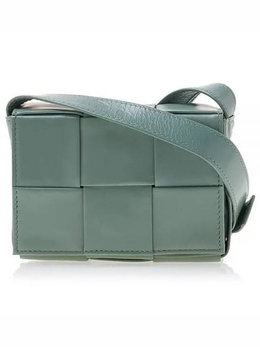 Intrecciato Cassette Mini Belt Bag Sage Green - BOTTEGA VENETA - BALAAN 2