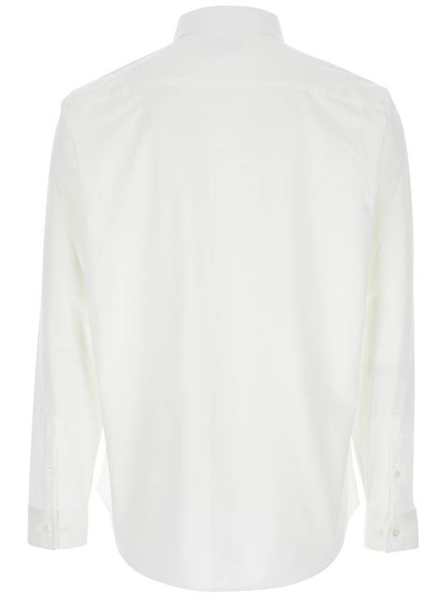 Structure Knit Sylvain Long Sleeve Shirt White - THEORY - BALAAN 3