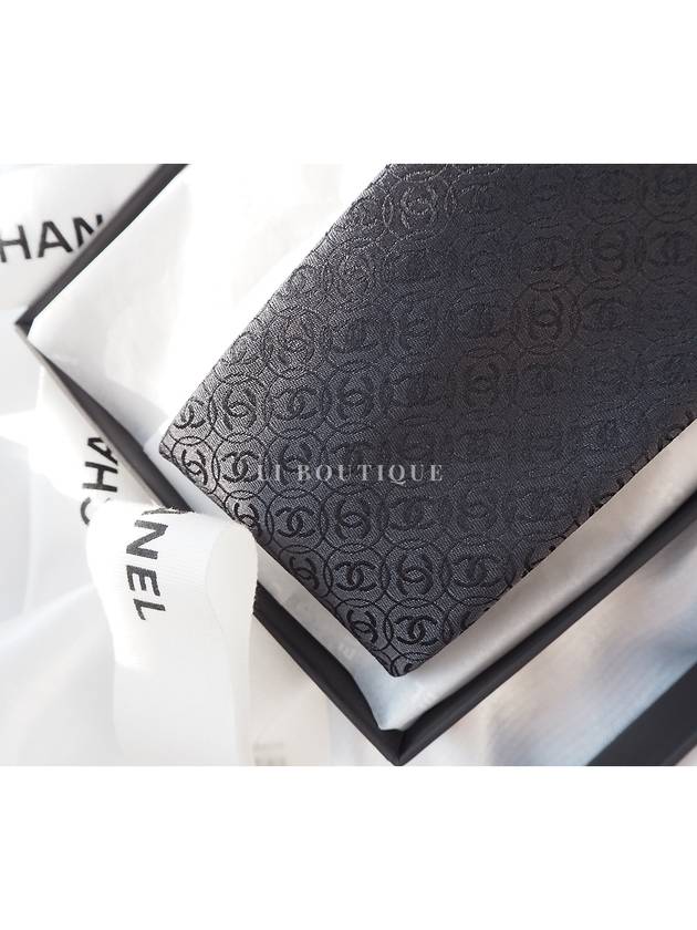 CC round logo tie black AA9629 - CHANEL - BALAAN 10