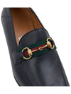 Horsebit Leather Loafers Black - GUCCI - BALAAN 9