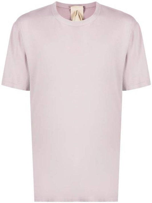 Manica Corta Cotton Short Sleeve T-Shirt Violet - TEN C - BALAAN 1