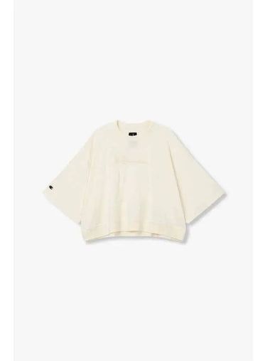 WOMEN CHAMPION Drop Shoulder Overfit T Shirt Ivory - RICK OWENS - BALAAN 1