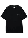 Small Logo Short Sleeve T Shirt Black - DROLE DE MONSIEUR - BALAAN 1