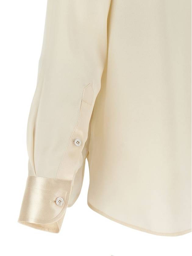 Tom Ford Pleated Plastron Shirt - TOM FORD - BALAAN 4