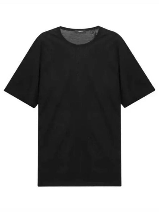 Short Sleeve T Shirt Free Size Luxe Cotton Jersey Tee - THEORY - BALAAN 1