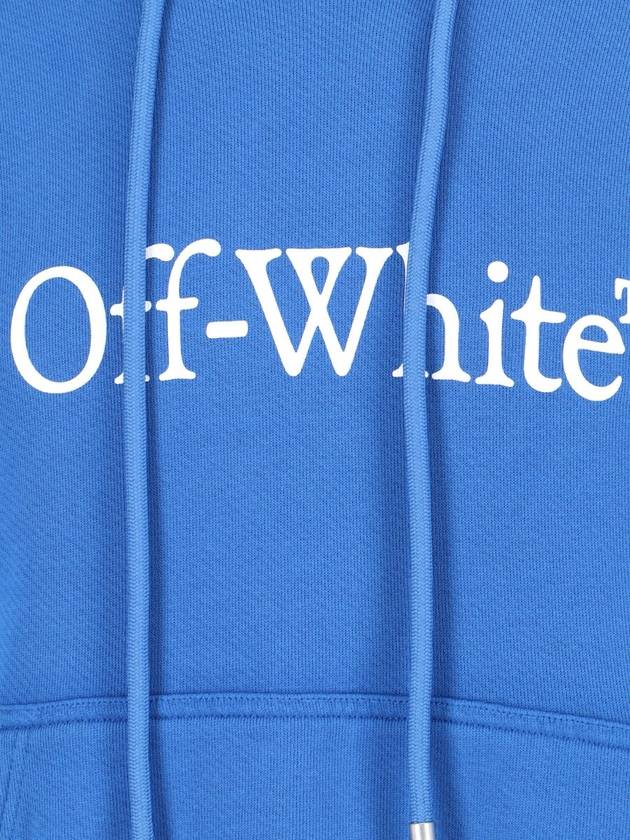 Sweater OMBB085F24FLE0034501 BLUE - OFF WHITE - BALAAN 4