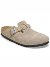 Boston Suede Mule Taupe - BIRKENSTOCK - BALAAN 4