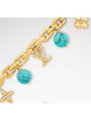 My LV Pearl Bracelet Gold Turquoise - LOUIS VUITTON - BALAAN 3