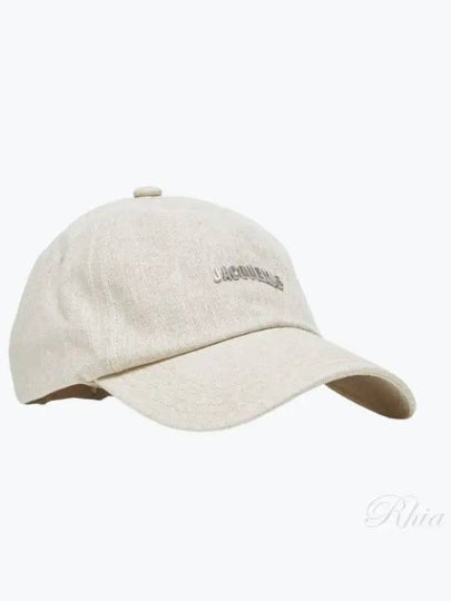 Logo Ball Cap Light Grey - JACQUEMUS - BALAAN 2