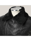 Men's Leather Jacket BPE442C B701C 01 BLACK NEC001 - NEIL BARRETT - BALAAN 6