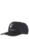 Off White Hand Off Embroidered Washed Canvas Baseball Cap Hat - OFF WHITE - BALAAN 4