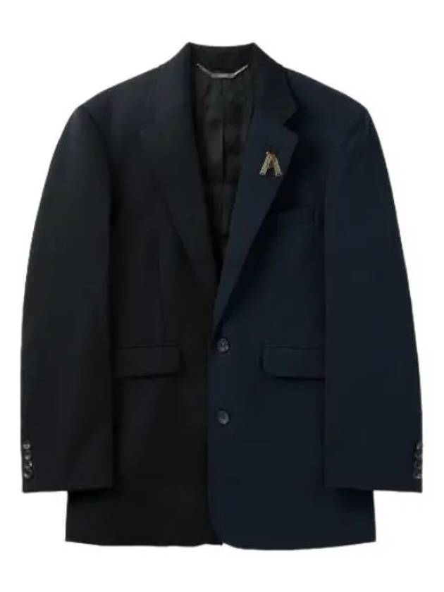 Aries two tone tailored jacket black navy jumper - ARIES - BALAAN 1