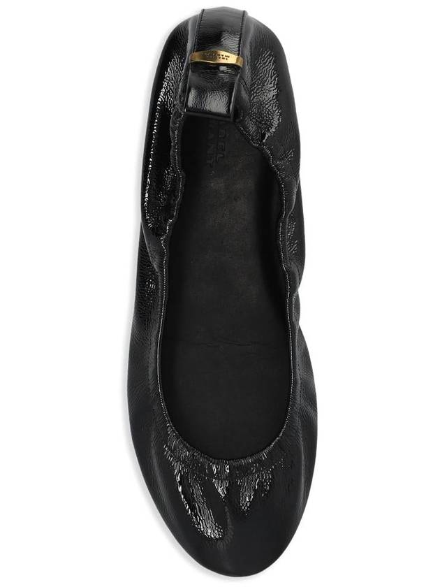 Isabel Marant Belna Leather Ballerina Shoes - ISABEL MARANT - BALAAN 5