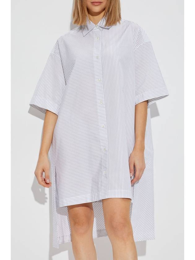 JW Anderson Dress With Striped Pattern, Women's, Grey - JW ANDERSON - BALAAN 3