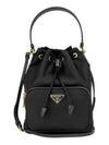 Duet Re-Nylon Bucket Bag Black - PRADA - BALAAN 2