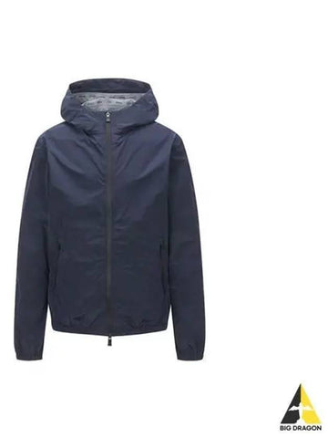 Herno Men s Nylon Hooded Jacket Navy GI070UL 12378 - HERNO - BALAAN 1