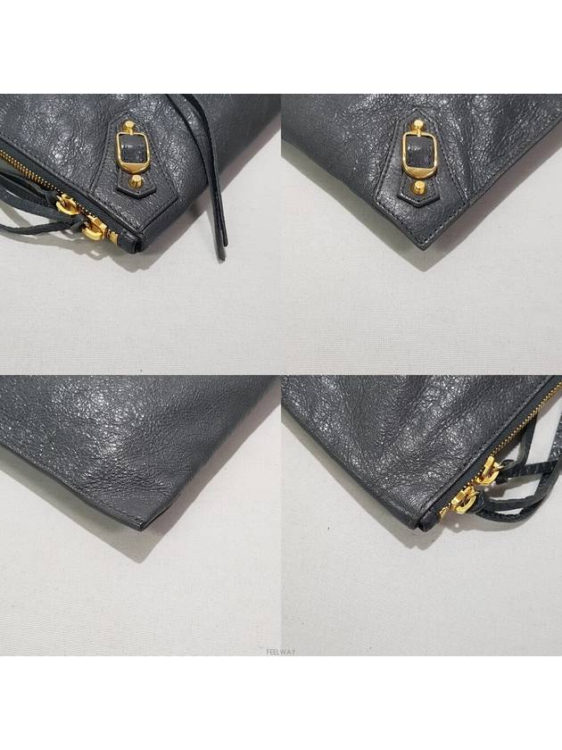 motor clutch bag gray - BALENCIAGA - BALAAN 7