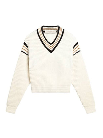 Goji basic V-neck knit - GOLDEN GOOSE - BALAAN.