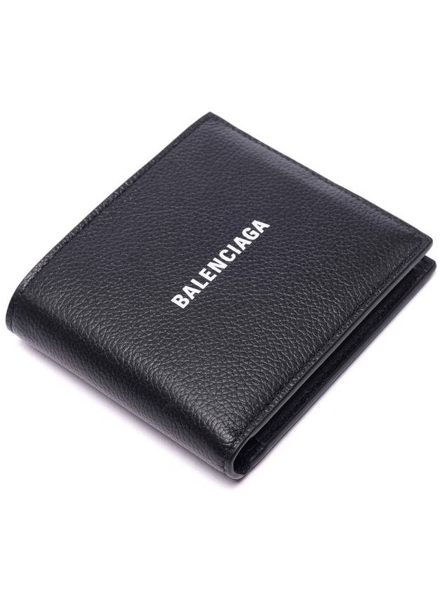 Logo Print Half Wallet Black - BALENCIAGA - BALAAN 6