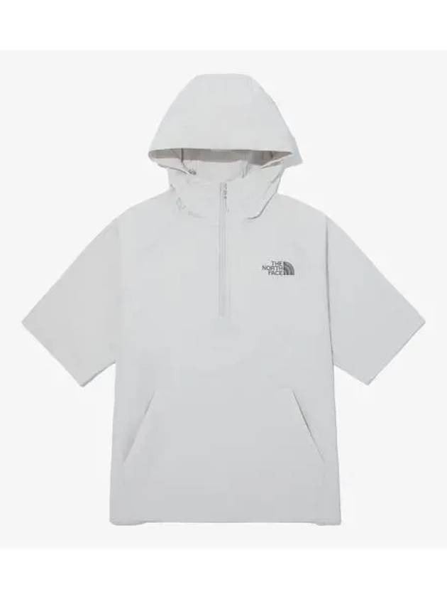 The North Face NM5QQ01K White Label Ice Run Short Sleeve Hoodie Anorak - THE NORTH FACE - BALAAN 1