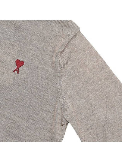 heart logo sweater champagne - AMI - BALAAN 2