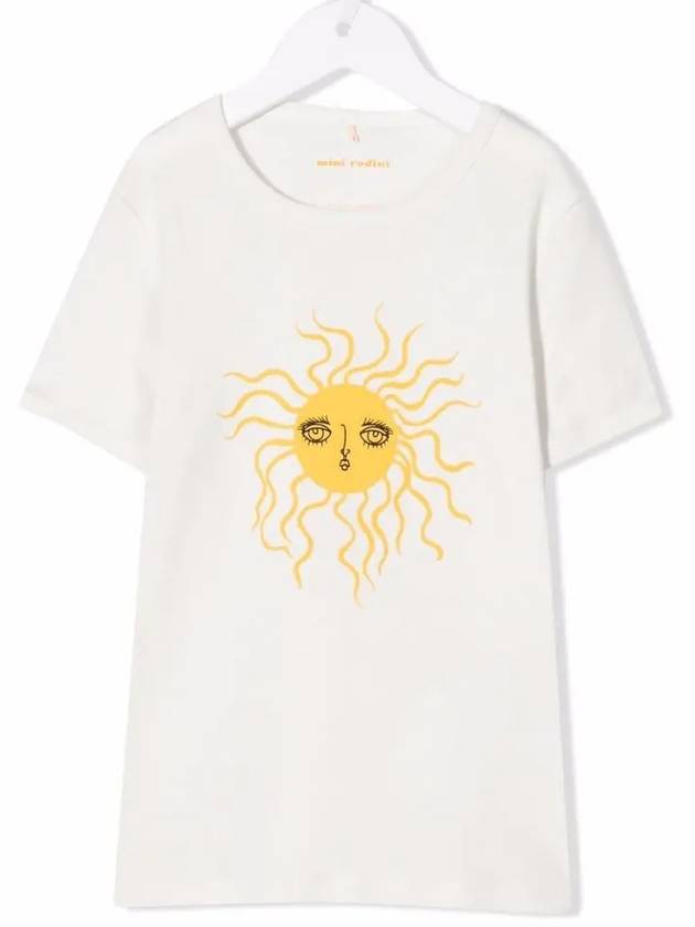 Kids Sun Graphic T Shirt White 2212010 510 - MINI RODINI - BALAAN 2