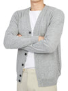 Men's Cardigan Gray - JOHNSTONS OF ELGIN - BALAAN 6