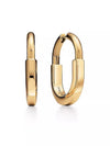 Tiffany Tiffany lock earrings yellow gold, medium 72342852 - TIFFANY & CO. - BALAAN 1