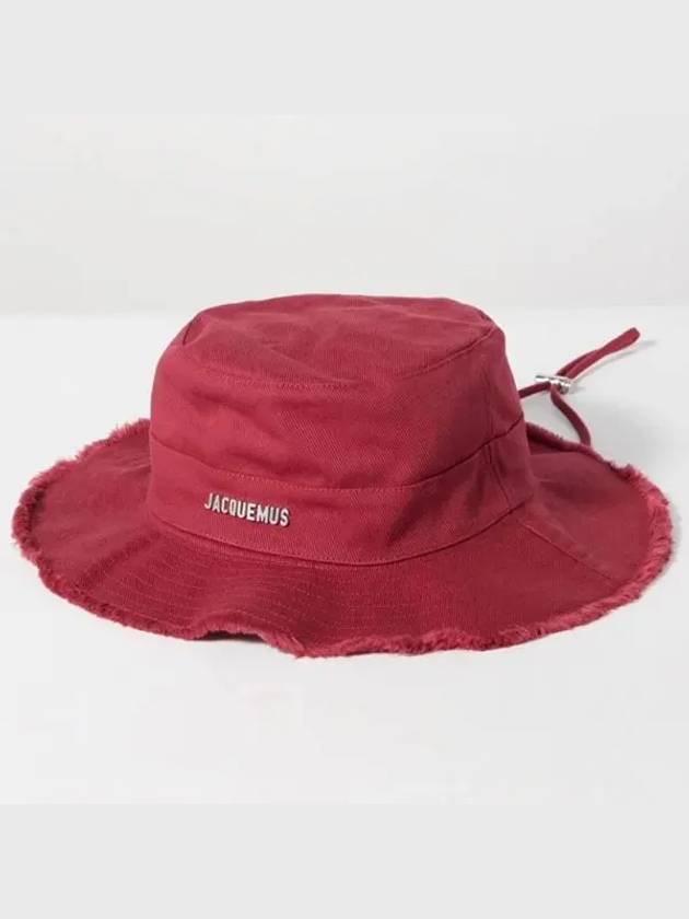 Le Bob Artichaut Cotton Bucket Hat Red - JACQUEMUS - BALAAN 2