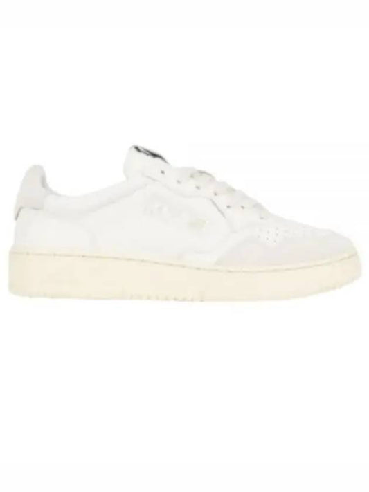 Suede Leather Low Top Sneakers White - AUTRY - BALAAN 2