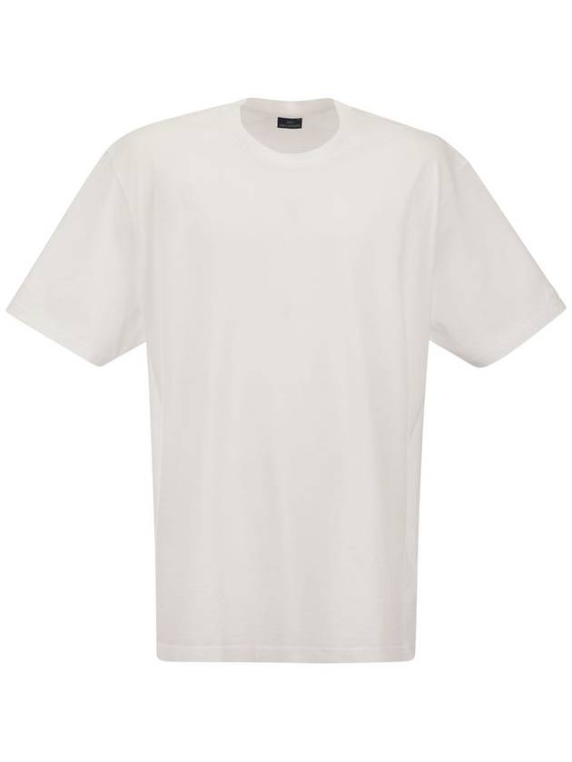 Garment dyed cotton jersey T-shirt - PAUL & SHARK - BALAAN 1