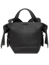 Musubi Micro Leather Shoulder Bag Black - ACNE STUDIOS - BALAAN 4