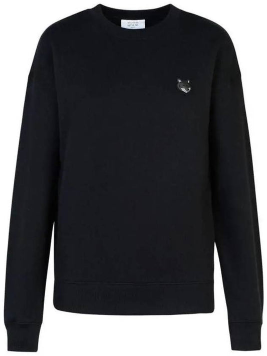 Bold Fox Head Patch Comfort Sweatshirt Black - MAISON KITSUNE - BALAAN 2