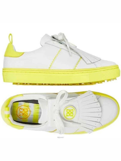 Contrast Accent Kiltie Durf Golf Spikeless Yellow White - G/FORE - BALAAN 2