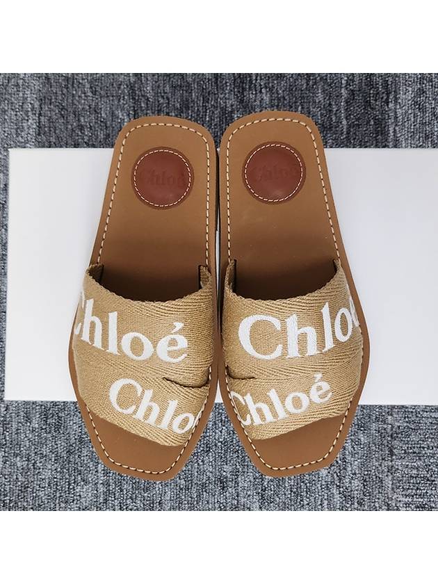 Woody Flat Mules Beige - CHLOE - BALAAN 4