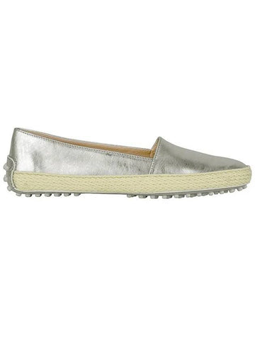 Women's Gommino Driving Shoes Silver - TOD'S - BALAAN 1