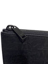 Women s 453249 Monogram Black Logo Medium Clutch - SAINT LAURENT - BALAAN 8