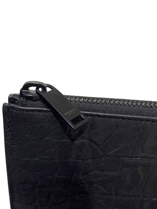 Women s 453249 Monogram Black Logo Medium Clutch - SAINT LAURENT - BALAAN 8