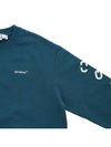 mini logo sweatshirt green - OFF WHITE - BALAAN 6