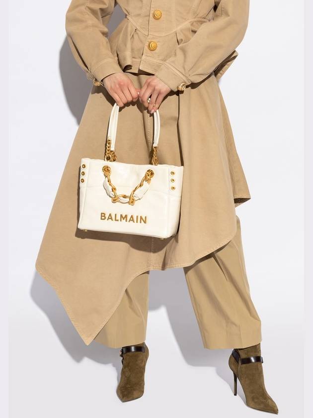 Balmain Bag 1945 Small Type Shopper, Women's, Cream - BALMAIN - BALAAN 2