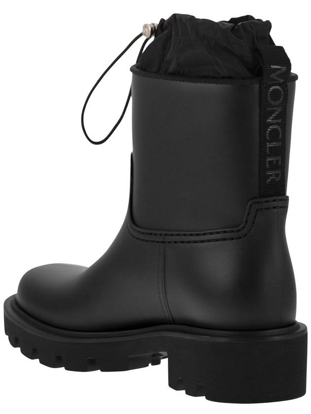 Kickstream Rain Boots Black - MONCLER - BALAAN 4