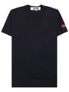 Men's Invader Sleeve T-Shirt P1T328 BLACK - COMME DES GARCONS - BALAAN 1