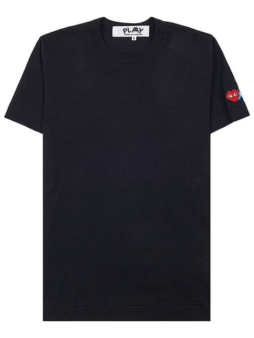 Men's Invader Sleeve T-Shirt P1T328 BLACK - COMME DES GARCONS - BALAAN 1