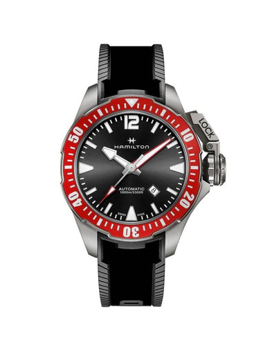 Khaki Navy Frogman Titanium Automatic Watch Black - HAMILTON - BALAAN 1